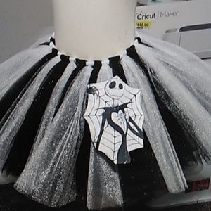 Inspired by Jack skeleton baby tulle tutu skirt